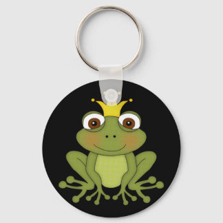 Chaveiro Fada - Sapo Príncipe com Coroa