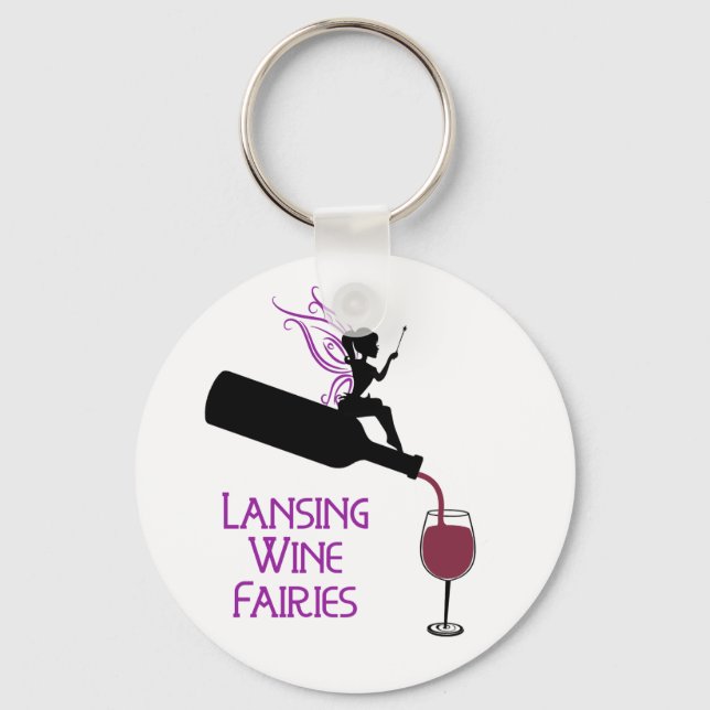 Chaveiro Fadas de Vinho de Lansing (Frente)