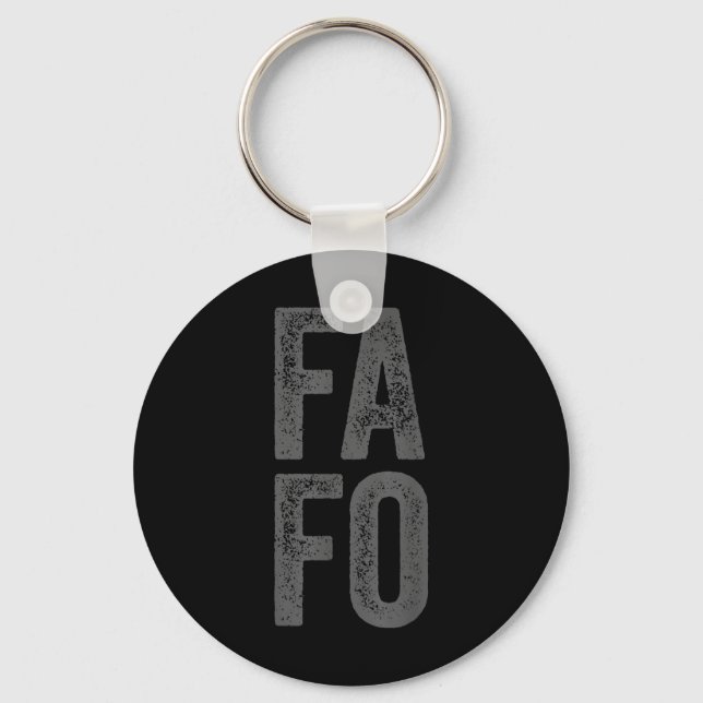 Chaveiro Fafo Por Aí Descubra (Frente)