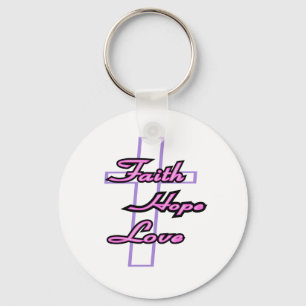 Chaveiro Faith Hope Love