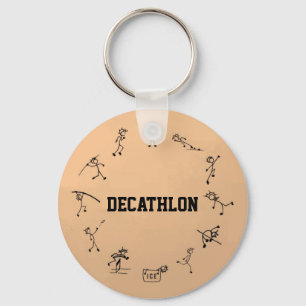 Chaveiro Faixa Decathlon Stickman e atletismo