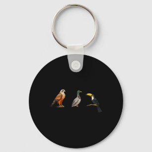 Chaveiro Falcão Duck Toucan Birds Sutil Anti Trump 1