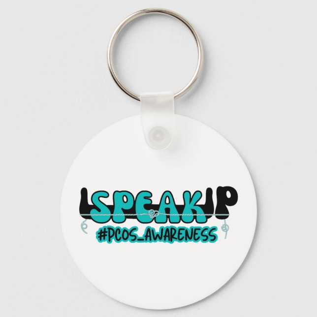 Chaveiro Fale Sobre A Sensibilização Da Síndrome De Ovário  (Frente)