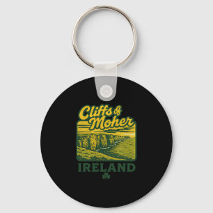 Chaveiro Falésias de Moher Irlanda Férias Retro Marco