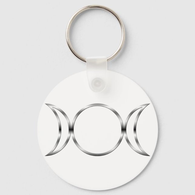 Chaveiro Falln Pagan Triple Goddese Symbol (Frente)