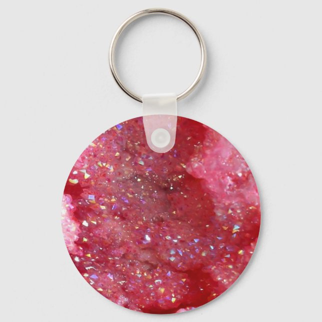 Chaveiro Falln Pink Faerie Crystals (Frente)