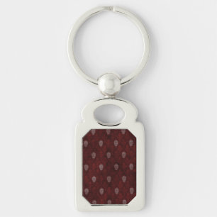 Chaveiro Falln Victorian Skulls Red