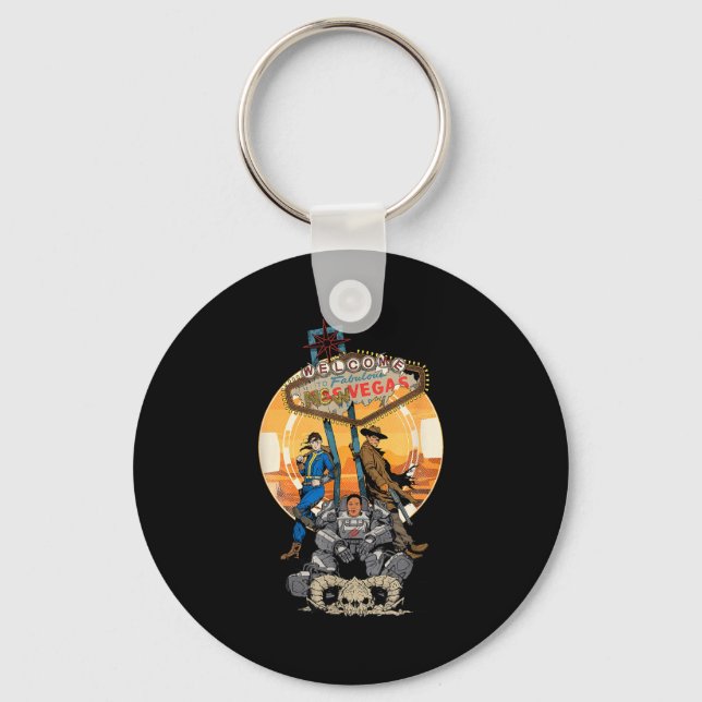 Chaveiro Fallout - Welcome To Fabulous New Vegas  (Frente)