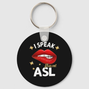 Chaveiro Falo fluente ASL - linguagem gestual Sensibilizaçã