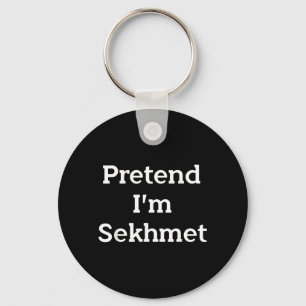 Chaveiro Falso Costume Sekhmet Engraçado Halloween Egípcio