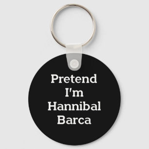 Chaveiro Falso Fato Hannibal Barca Fantasia Divertido Hallo