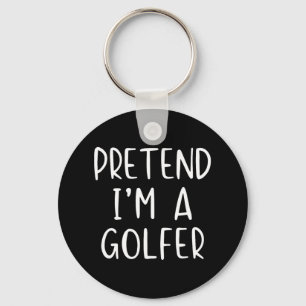 Chaveiro Falso Traje de Golfista Halloween Simples Engraçad