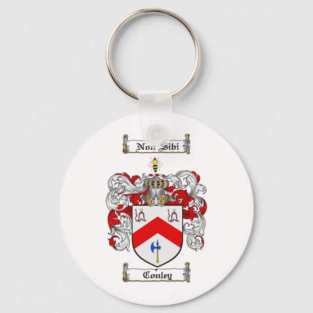 CHAVEIRO FAMÍLIA CONLEY CREST - CASACO DE ARMAS CONLEY (Frente)