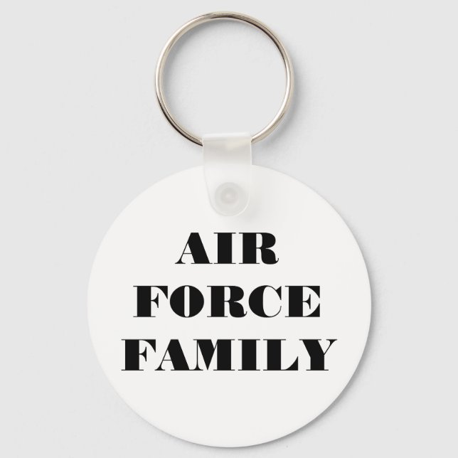 Chaveiro Família da Força Aérea da Cadeia-Chave (Frente)
