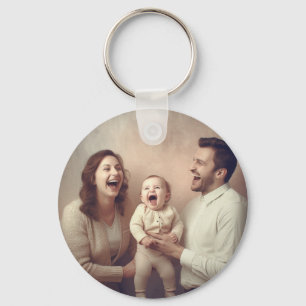 Chaveiro Família e Foto para bebês em Cute Personalizado e