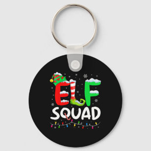 Chaveiro Família Elf Coincidência de Natal Pijama Xmas Squ 