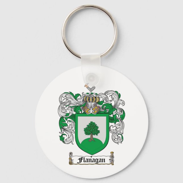 CHAVEIRO FAMÍLIA FLANAGAN CREST - CASACO FLANAGAN DE ARMAS (Frente)