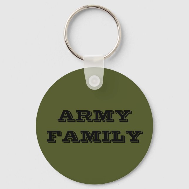 Chaveiro Família Key Chain Army (Frente)
