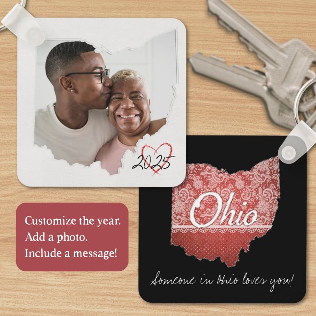 Chaveiro Família Ohio Momentos Diários (Create an Ohio keepsake keychain as a gift for a loved one or even for yourself. )