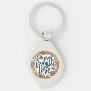 Chaveiro Família para sempre, amor para sempre
