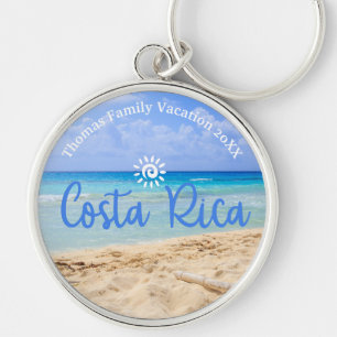 Chaveiro Família Personalizada Férias na Costa Rica