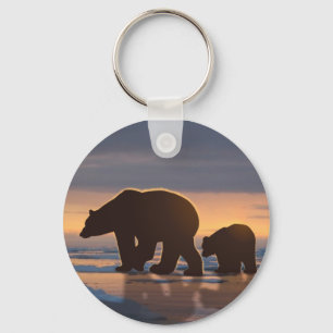 Chaveiro Família Polar Bear