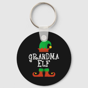 Chaveiro Família Vovó Elf Natal Pj Pajama Matchin