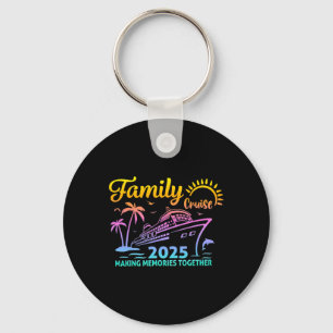 Chaveiro Familiar Cruise 2025 Férias Trip Correspondência C