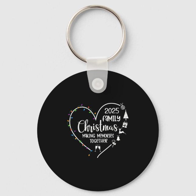 Chaveiro Family Christmas 2025 Making Memories Togother Xma (Frente)