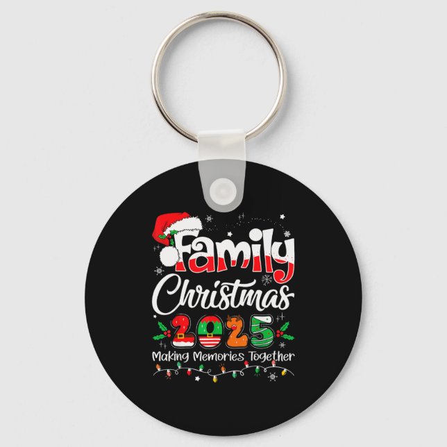 Chaveiro Family Christmas 2025 Matching Family Christmas Xm (Frente)