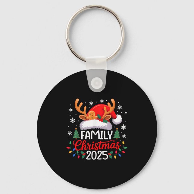 Chaveiro Family Christmas 2025 Matching Family Christmas Xm (Frente)