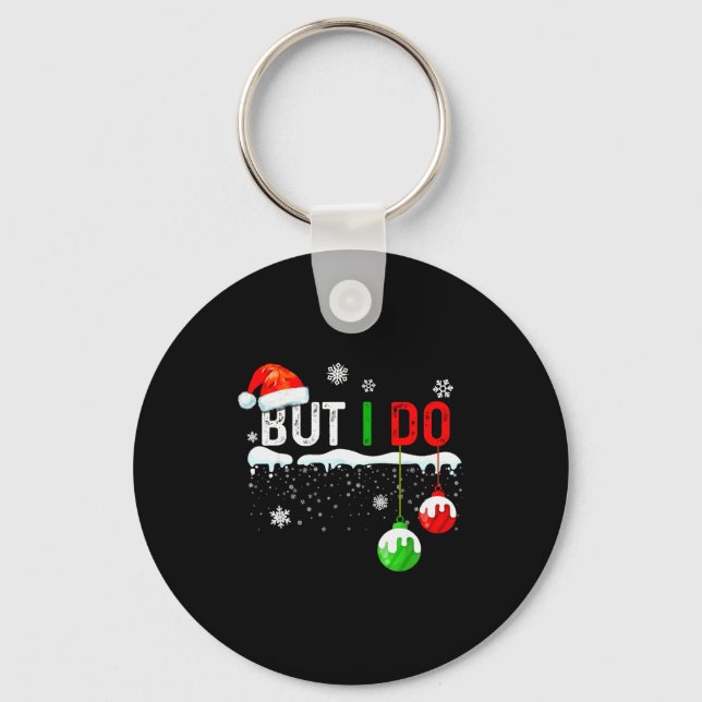 Chaveiro Family Christmas Pajamas Matching But I Do  (Frente)