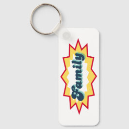 Chaveiro Family, comic book pop design