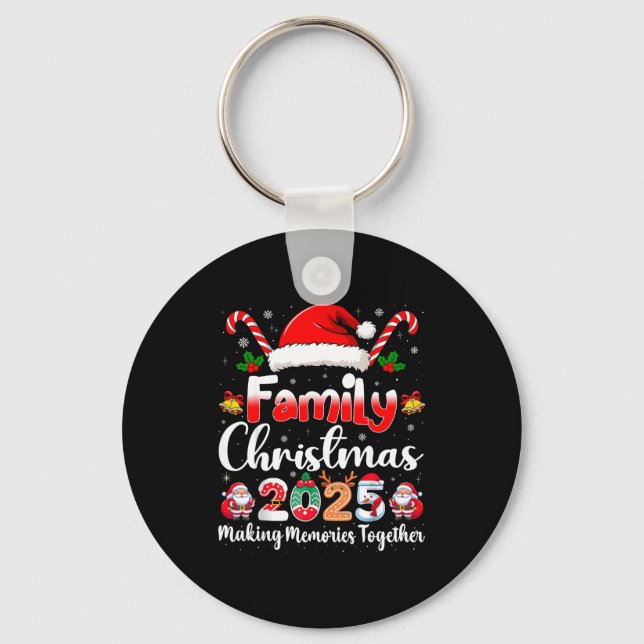 Chaveiro Family Crew Christmas Squad 2025 Funny Xmas Matchi (Frente)