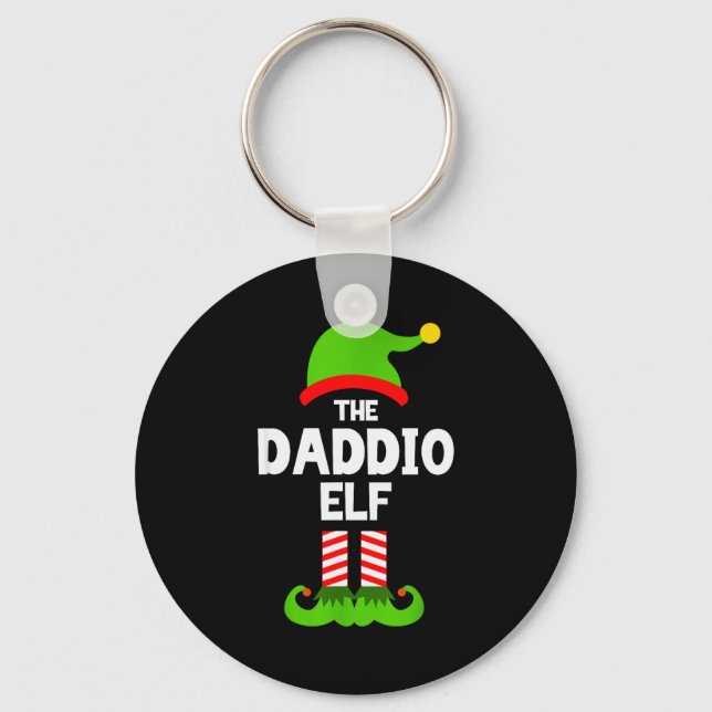 Chaveiro Family Daddio Elf Christmas Matching Pajama Funny  (Frente)