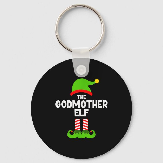 Chaveiro Family Godmother Elf Christmas Matching Pajama Fun (Frente)