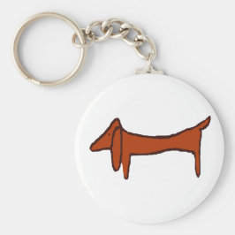 Chaveiro Famoso Abstrato Dachshund