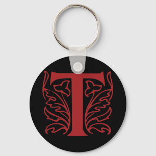 Chaveiro Fancy Letter T