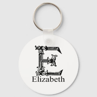 Chaveiro Fancy Monogram: Elizabeth