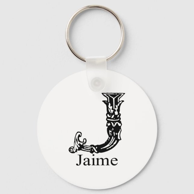 Chaveiro Fancy Monogram: Jaime (Frente)