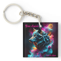 Fantasia Cósmica Fantasia Wolf Personalizada Arte 