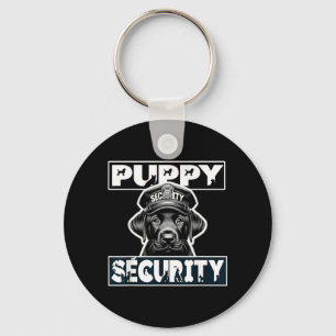 Chaveiro Fantasia de Cachorro de Segurança Labrador Preto