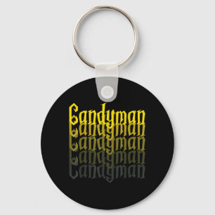 Chaveiro Fantasia de Candyman Espelho Reverso de Halloween