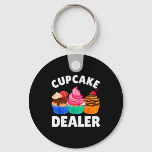 Chaveiro Fantasia de Cupcake Legal Para Homens Mulheres Ass