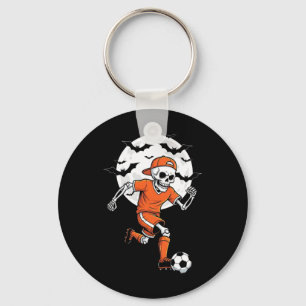 Chaveiro Fantasia de Halloween de Futebol de Esqueleto Engr