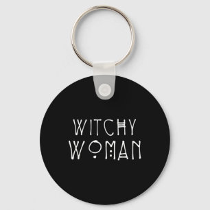 Chaveiro Fantasia de Halloween de Mulher Witchy