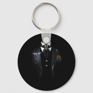Chaveiro Fantasia de Halloween engraçada de Tuxedo de Vampi