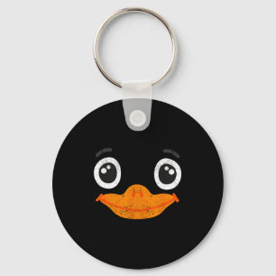 Chaveiro Fantasia de Rosto de Pato de Halloween Animais Fof