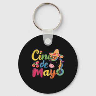 Chaveiro Fantasia de Unicórnio para Meninas Cinco De Mayo