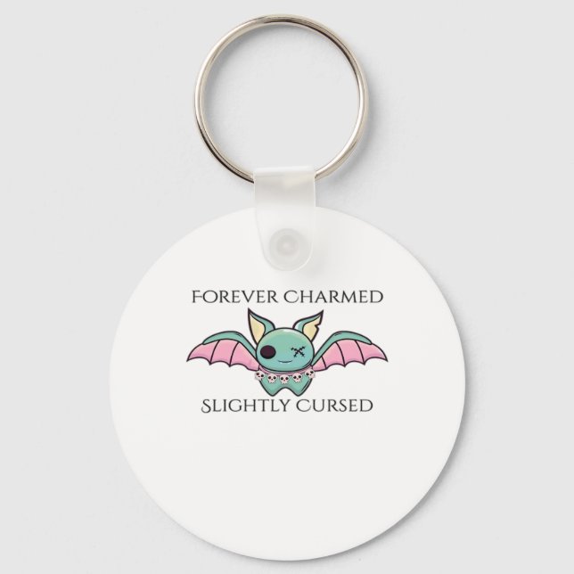 Chaveiro Fantasia de Whimsigoth - Florestas Místicas, Luas  (Frente)